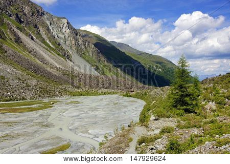 Akkem Valley in Altai Mountains Natural Park - UNESCO Natural Monument, Siberia, Russian Federation