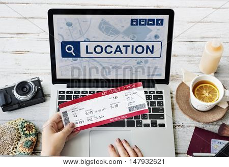 Location Travel Navigation Journey Search Concept