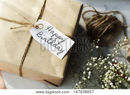 HBD Happy Birthday Celebration Congratulation Party Concept