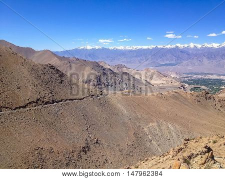Khardungla Pass. The highest road in the World. Leh Ladakh India