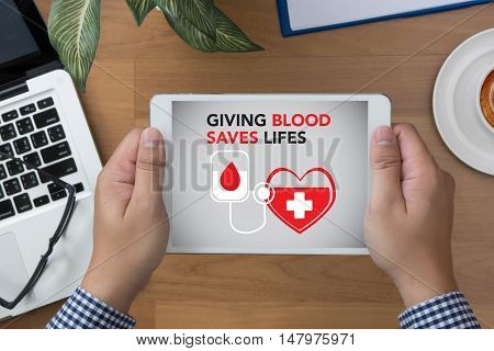 Giving Blood Saves Lifes Blood Donation Give Life