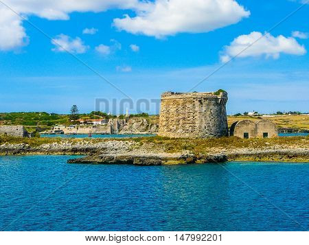 Hdr View Of Mahon Minorca