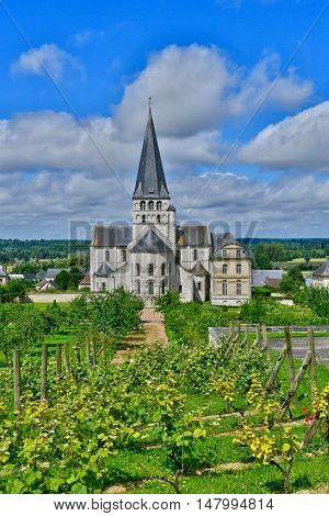 Saint Martin de Boscherville France - june 22 2016 : the Saint Georges abbey in Seine Maritime