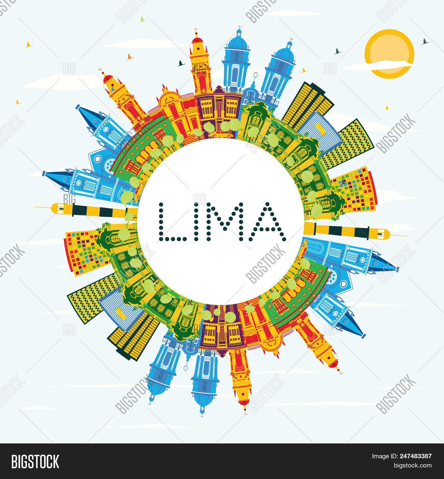 Lima Peru City Skyline Image & Photo (Free Trial) Bigstock
