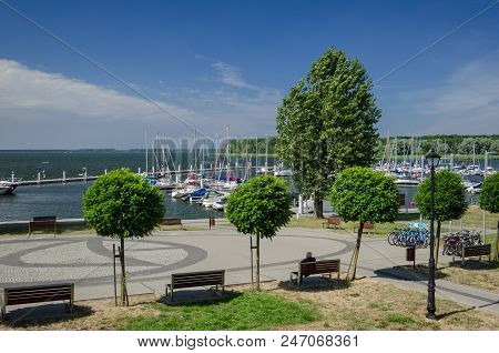 Marina - Yachts Moored To The Quay Of The Port In Kamien Pomorski