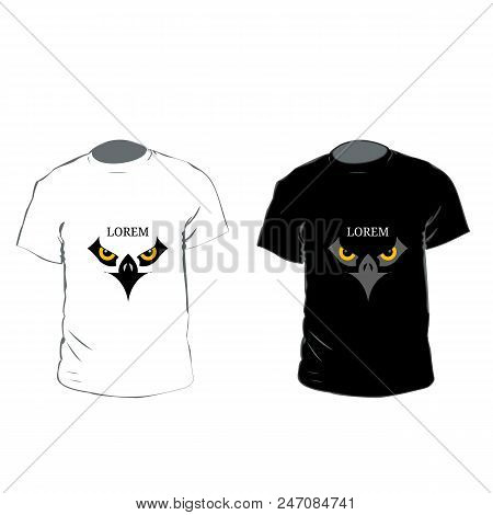 Eagle Logo T-shirt. Men T-shirt Design With Eagle Logo