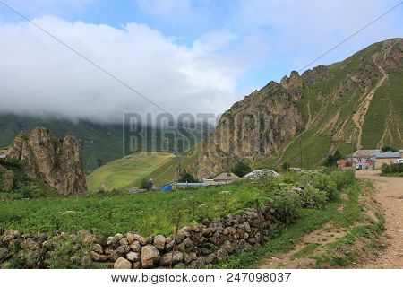 The Picture Was Taken In Spring In The Highland Village Of Laza, Kusar Region Of Azerbaijan