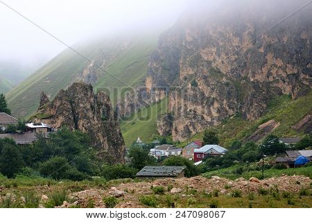 The Picture Was Taken In Spring In The Highland Village Of Laza, Kusar Region Of Azerbaijan
