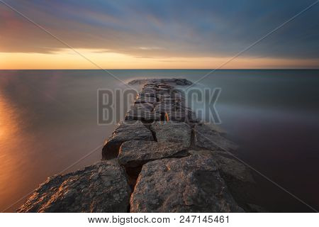 Bright's Grove Rocky Sunset
