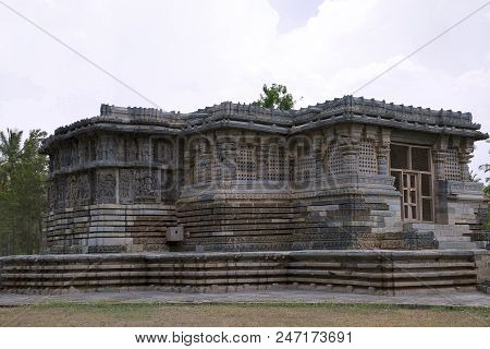 Kedareshwara Temple, Halebid, Karnataka, India View From The South East