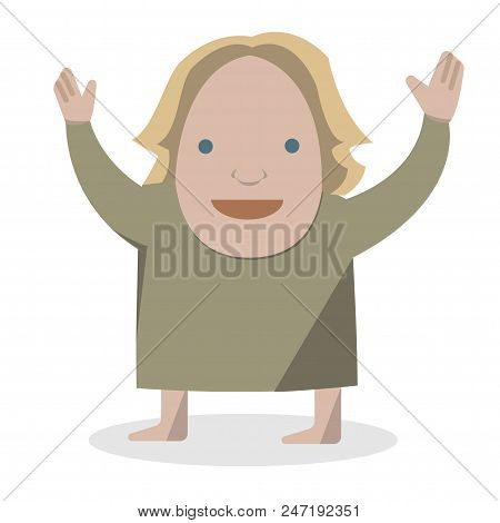 Child In National Dress. Belarus, Lithuania, Poland, Russia, Ukraine, Latvia, Estonia, Bulgaria Mold