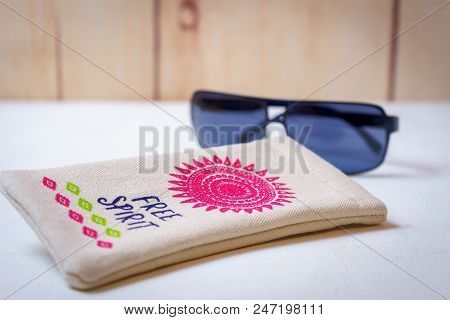 Summer Free Spirit, Sun, Sunglesses Case, Summer Holiday