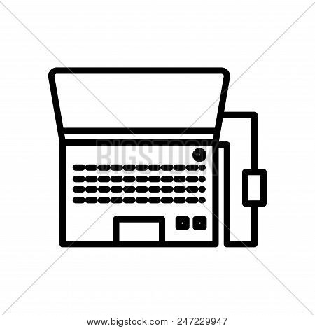 Laptop Notebook Monitor Www Icon Illustration Vector