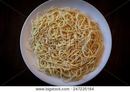Spaghetti Noodles No Sauce, Just The Baseline