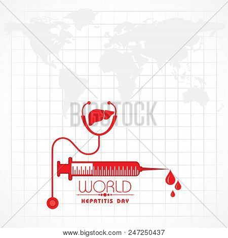 Vector Illustration Of World Hepatitis Day Stock Image And Symbols