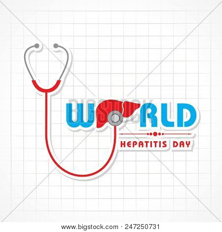 Vector Illustration Of World Hepatitis Day Stock Image And Symbols