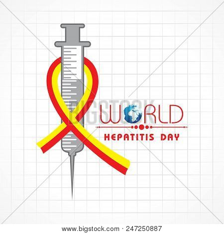 Vector Illustration Of World Hepatitis Day Stock Image And Symbols