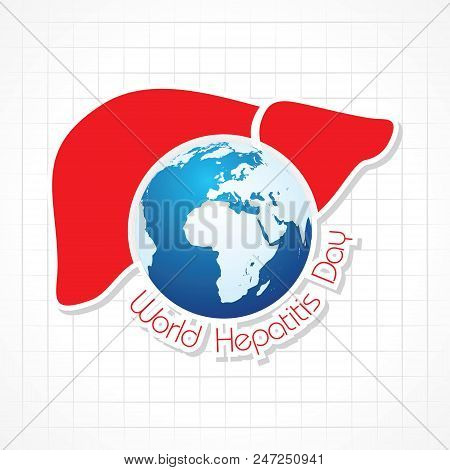 Vector Illustration Of World Hepatitis Day Stock Image And Symbols
