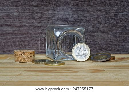 Idea In Business Casual Stacking Money As Concept For Success Or Savings, Investment And Accounting.
