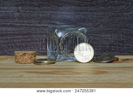 Idea In Business Casual Stacking Money As Concept For Success Or Savings, Investment And Accounting.