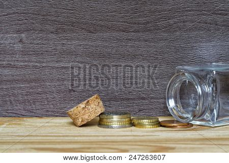 Idea In Business Casual Stacking Money As Concept For Success Or Savings, Investment And Accounting.
