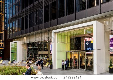 London. May 2018. A View Of The Aviva Office In The City Of London In London.