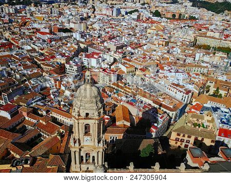Aerial Photography Of The Old City, Cityscape From The Sky
