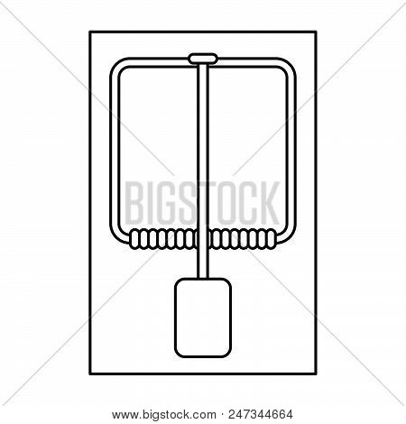 Mouse Trap Design Isolated On White Background