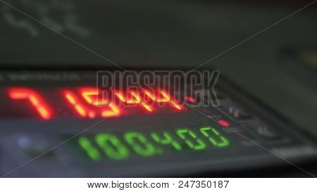 Electronic Digital Dial Meter Counter Pipe. Manufacture Of Plastic Water Pipes Of The Factory. Proce