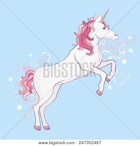 Unicorn Vector, Illustration. Cute Unicorn Graphic Print