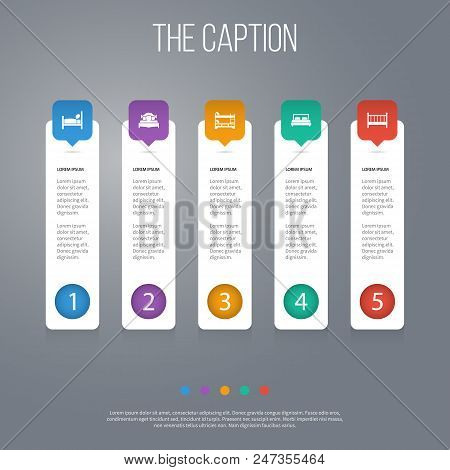 Icon Design Set Of Interior, Mattress, Babybed And Other Vector Objects. Also Includes Bed, Double, 
