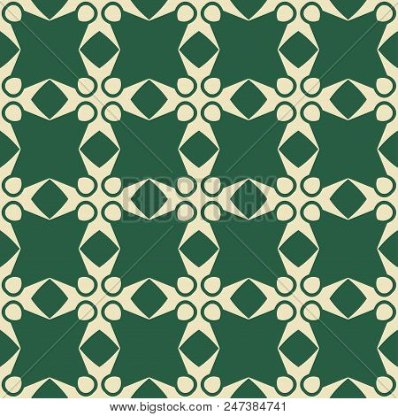 Art Deco Seamless Vintage Wallpaper Pattern. Geometric Decorative Background - Stock Vector