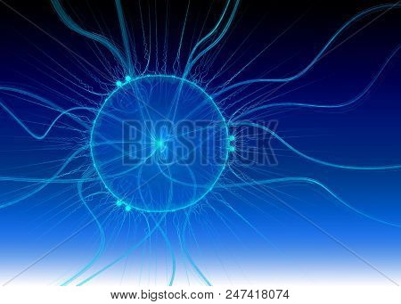 Fractal  Cilia Germ Cell - Fractal Art