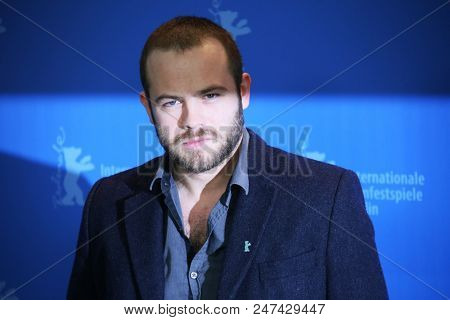 Moe Dunford poses at the 'Black 47' photo call during the 68th Berlinale International Film Festival Berlin at Grand Hyatt Hotel on February 16, 2018 in Berlin, Germany. 