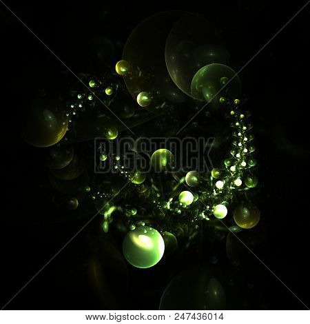 Fractal   Bubbles Bunch Background - Fractal Art
