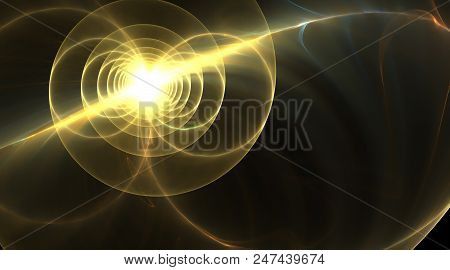 Shining   Glowing Plasma Flash Background - Fractal Art