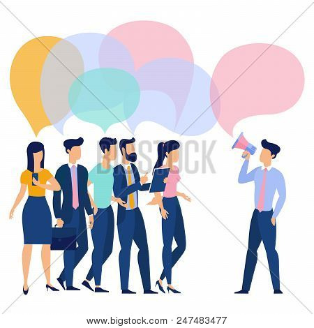 Flat Design Young Man And Woman  Communicating Ready To Animation Characters To Compouse Your Scenes