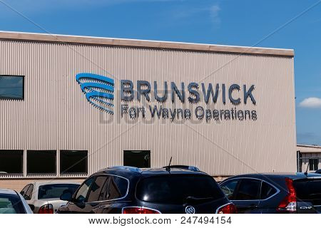 Ft. Wayne - Circa June 2018: Brunswick Fort Wayne Operations. Brunswick Is A Leader In The Marine, F