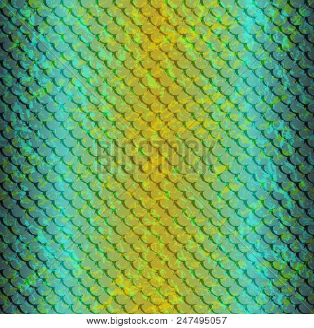 Vector Seamless Tropical Pattern. Tropical Texture For Clothes, Textiles, Vector Color Chameleon. Sn