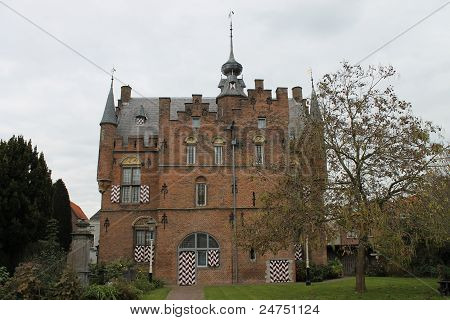 Město hrad Zaltbommel, Nizozemsko