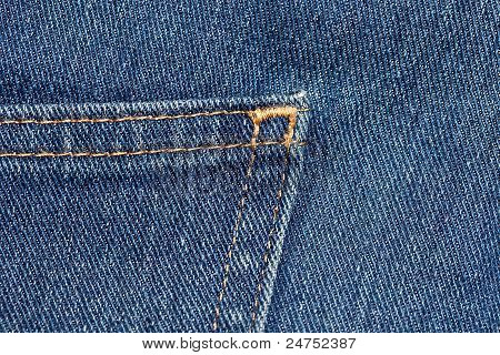 Jean met pocket