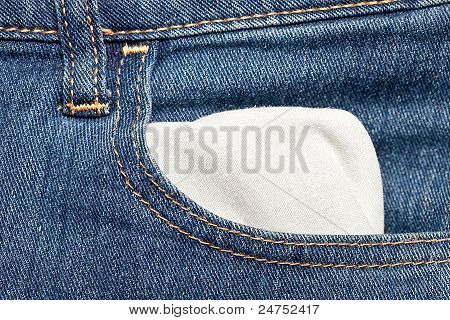 jeans met zak