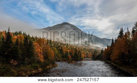 A Part Of The Valley Of Jaques Cartier National Park In Quebec Canada