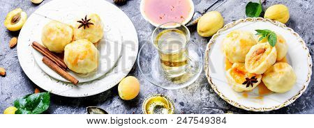Fruit Dumplings With Apricot
