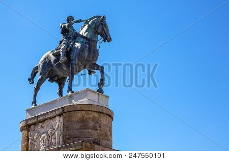 Italy, Padua, The Gattamelata Monument In  St.antony Basilica Square