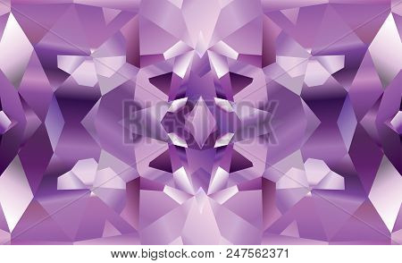 Beautiful Violet Abstract Background With Kunzite Seamless Texture