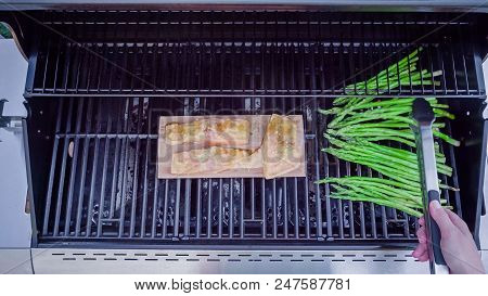 Grilled Salmon On Plank