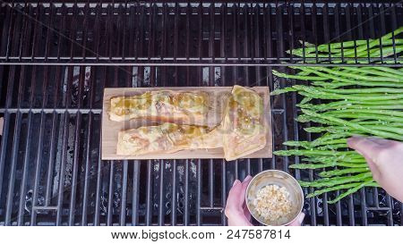 Grilled Salmon On Plank