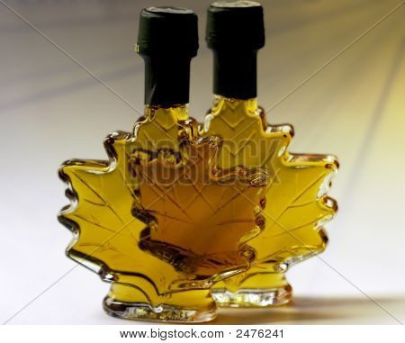 Fancy Flasche Ahornsirup Bauernhof gemacht