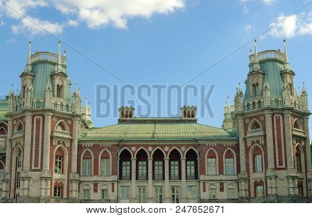 Palace Architecture In The Tsaritsyno Park In The Moscow